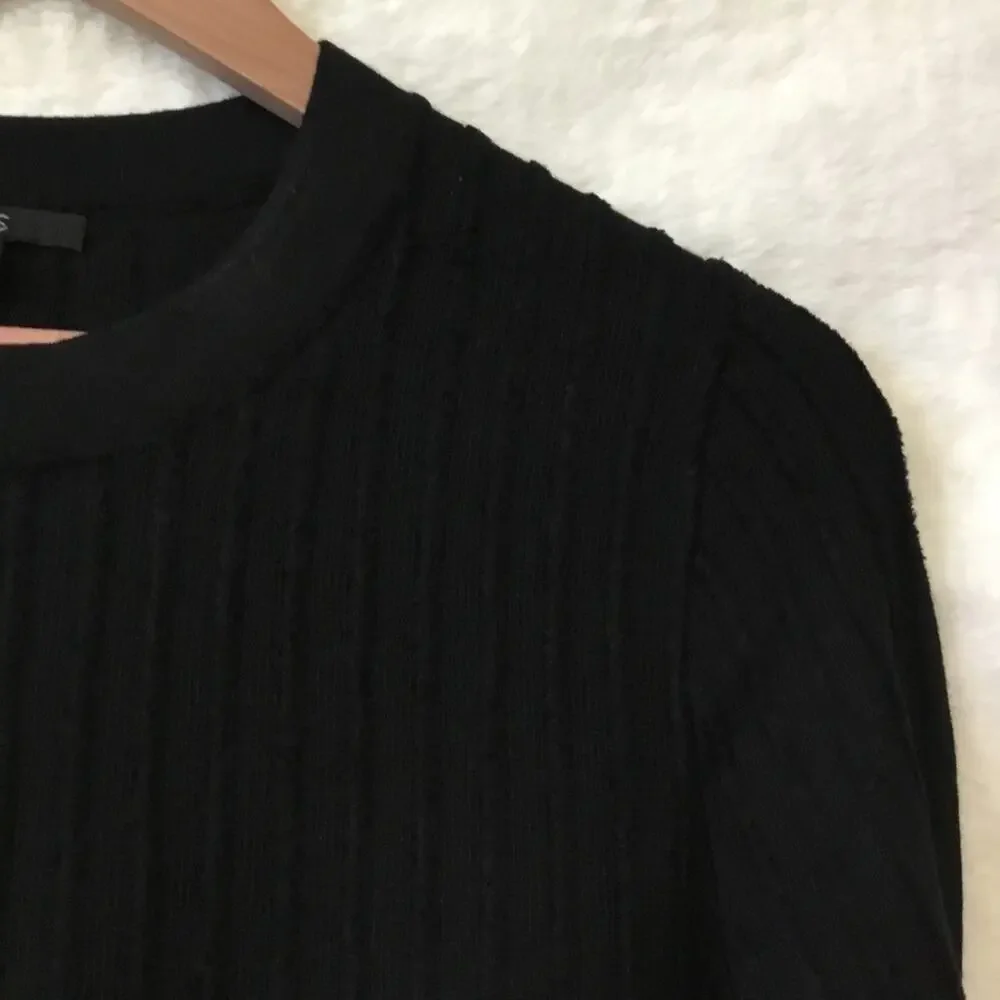 COS Black Wool Texture Stripe Sweater - Picture 6 of 16